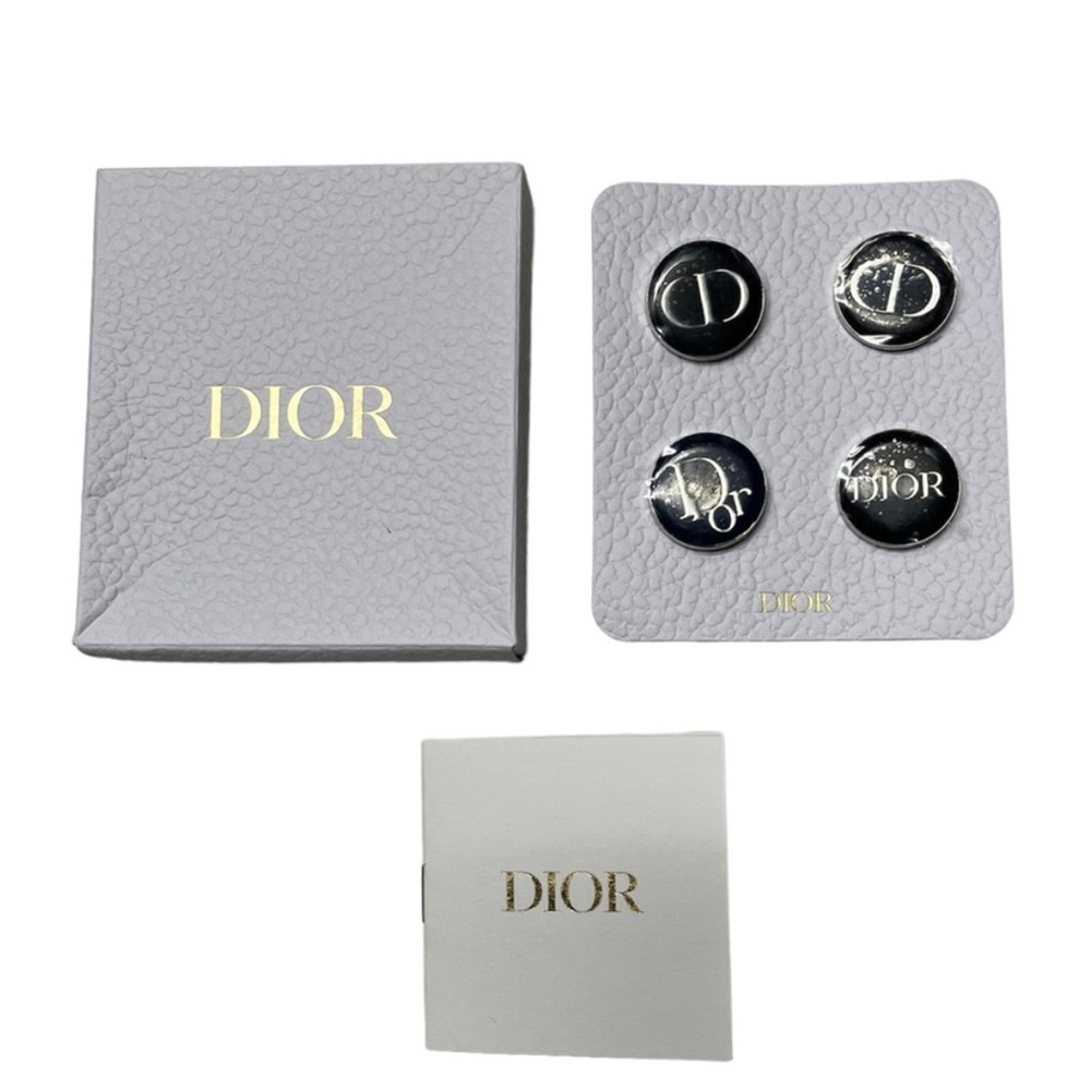 Dior Pins Set of 4 Metal Pins. NEW - Picture 3 of 9